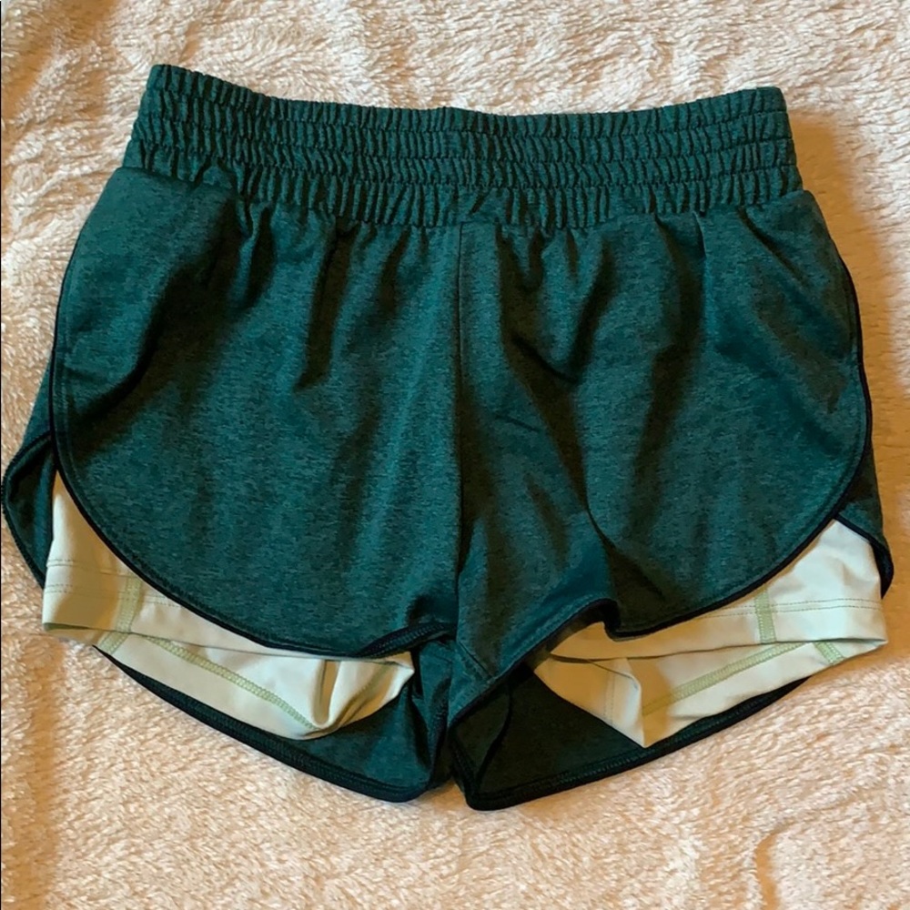 NWOT Brooks Green Running Shorts💚